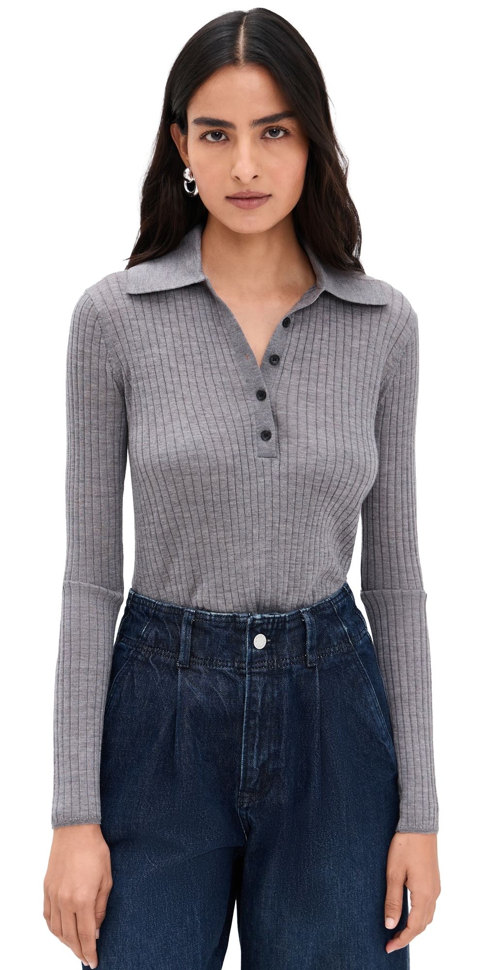 A. L.C. Alex Top Medium Heather Grey