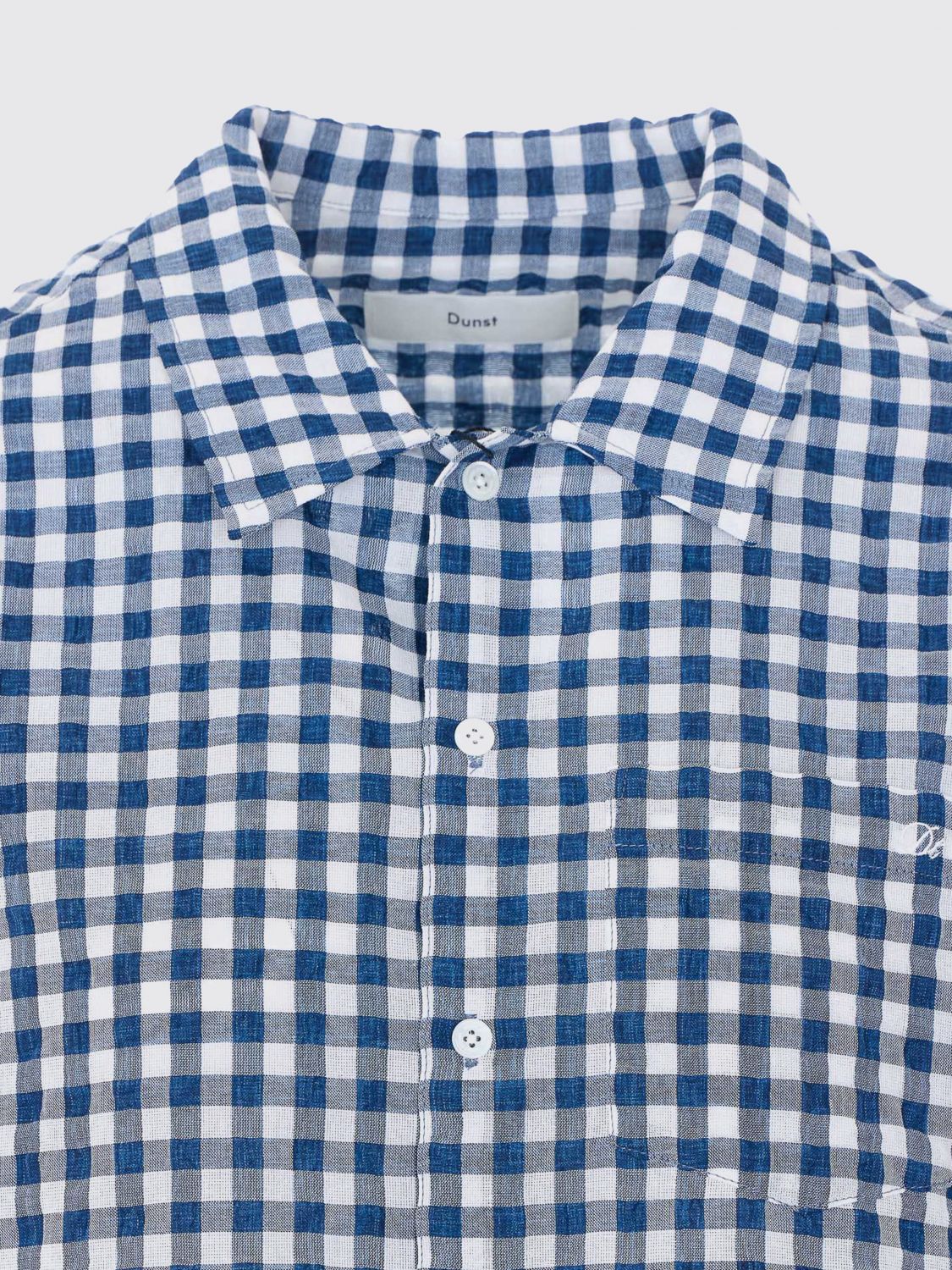 Checked Cotton Blend Shirt
