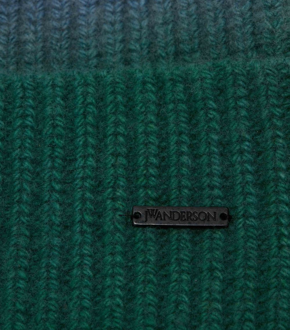 Merino Wool Gradient Beanie