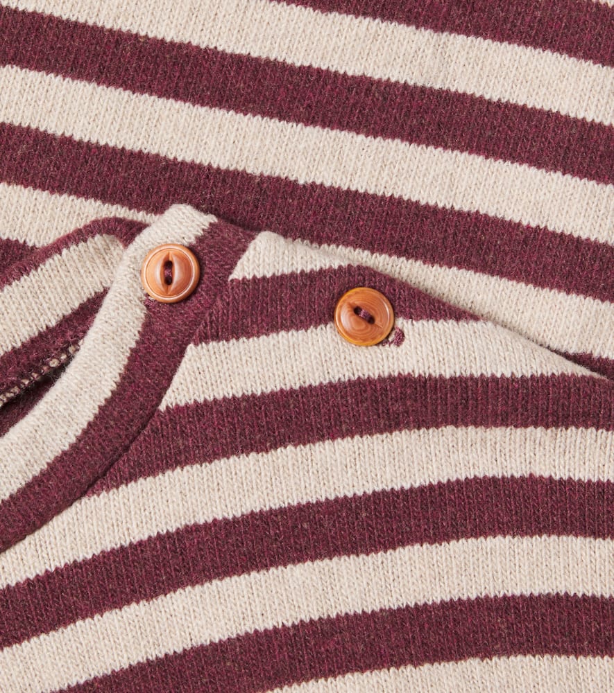 Baby Dirk striped cotton-blend sweater