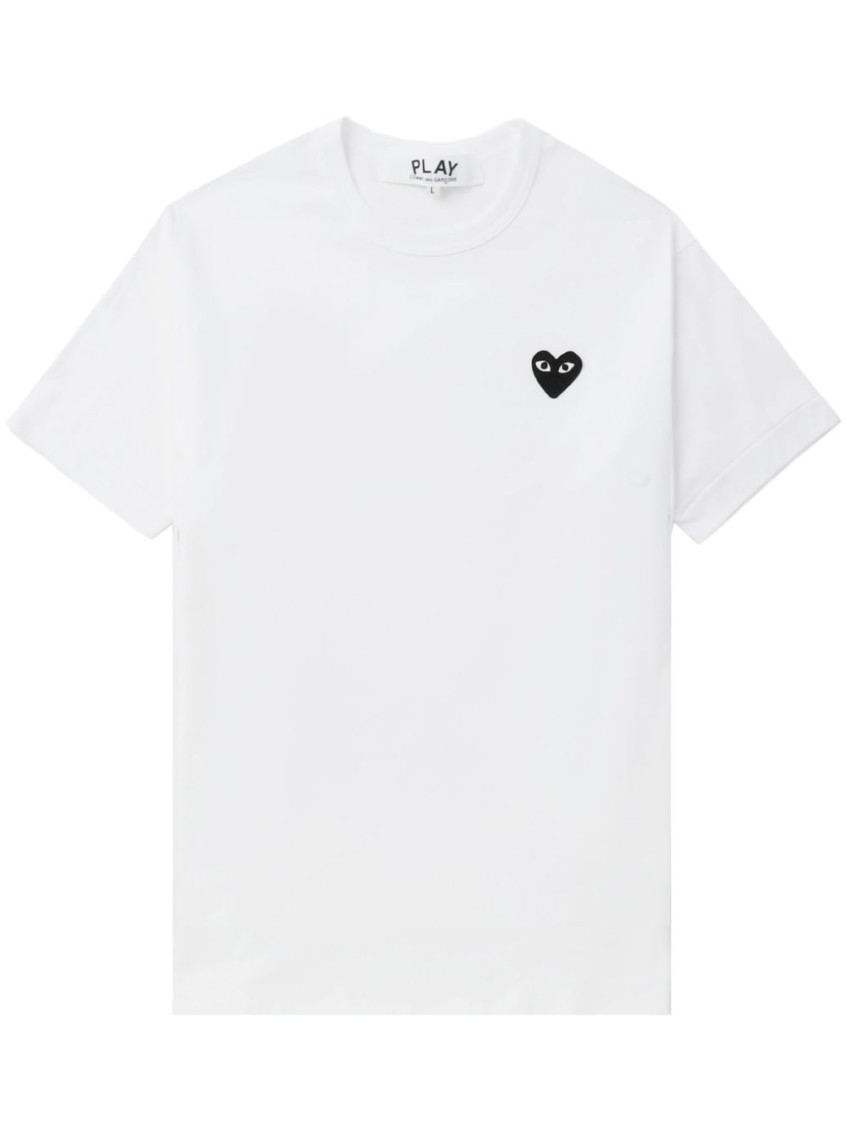 White Heart Cotton T-shirt