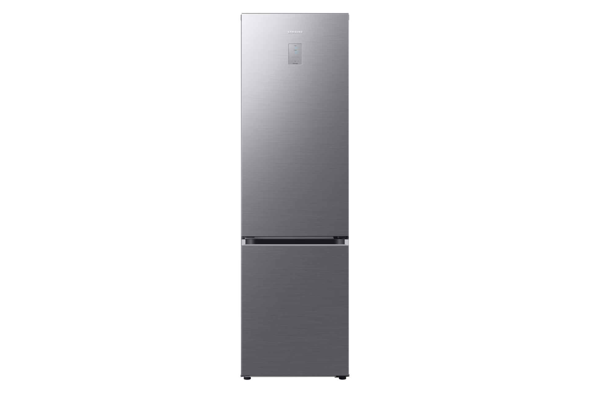 Bespoke SpaceMax Smart Combi Fridge Freezer - Real Steel Silver 387L