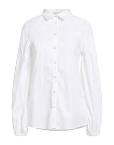 Woman Shirt White Size 0 Cotton, Elastane