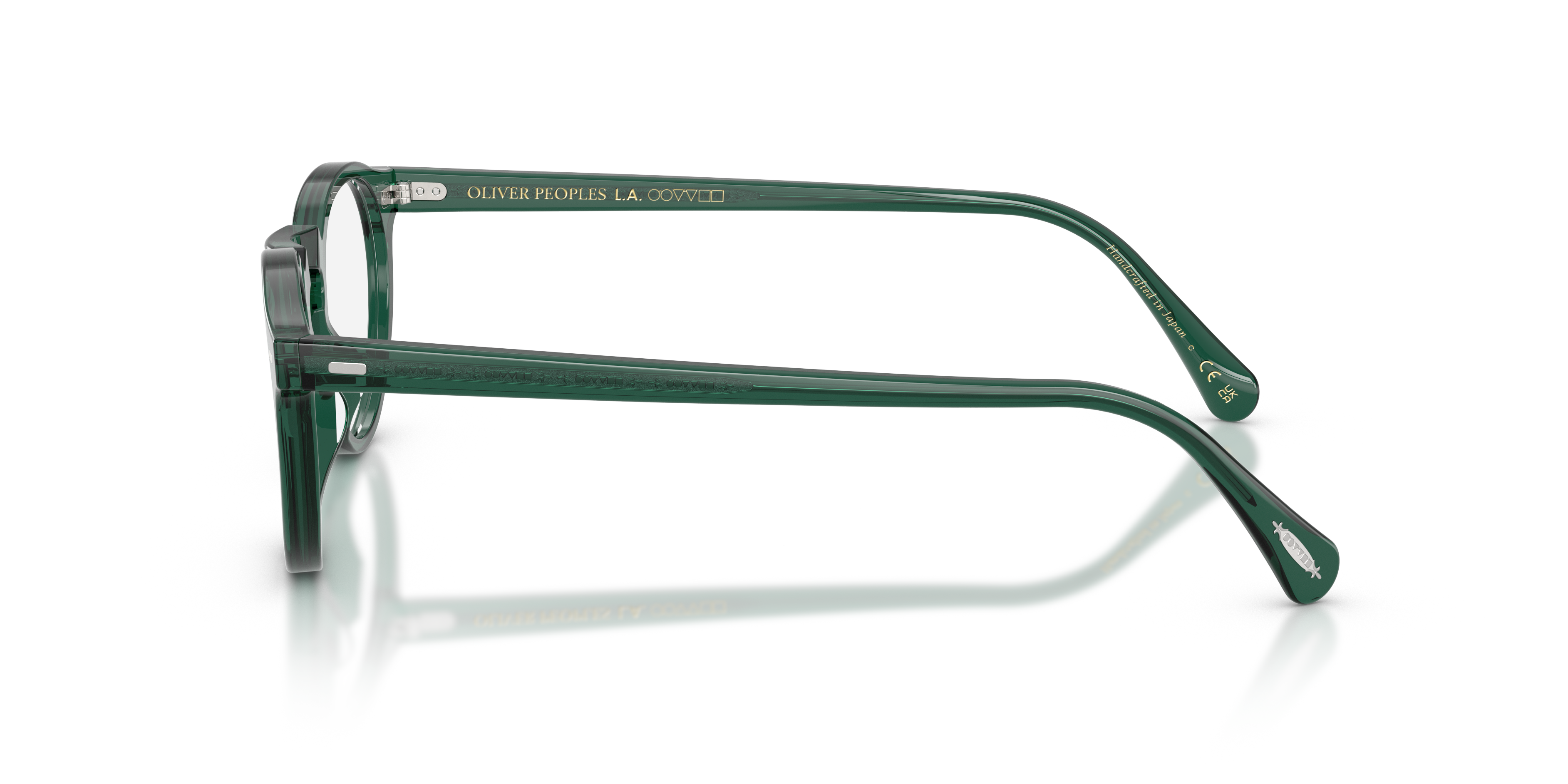 Oliver Peoples Unisex Oliver Peoples OV5186 GREGORY PECK 1763 Monturas ópticas Acetato Verde Transparente Pantos Norma