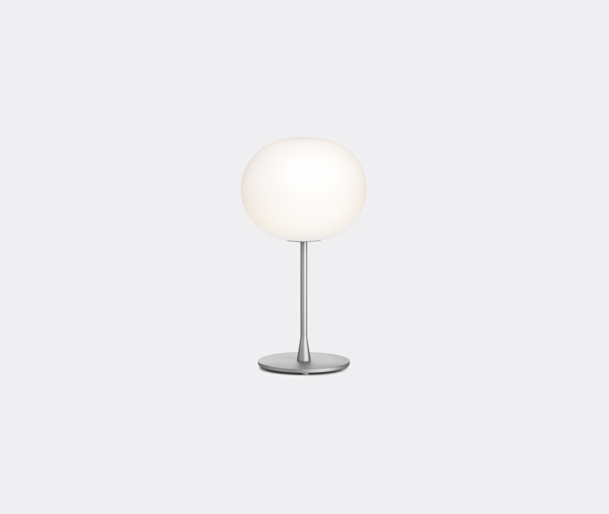 'glo-ball Table 1' Lamp, Silver, Uk Plug