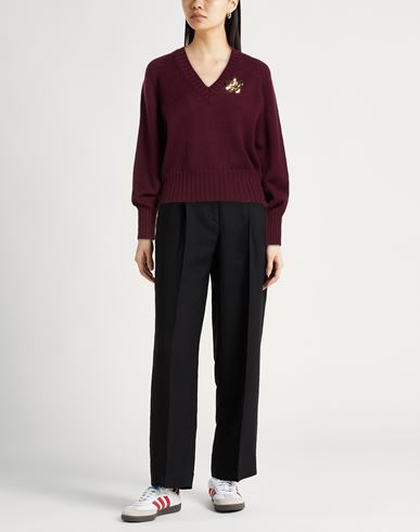 Woman Sweater Plum Size 6 Wool