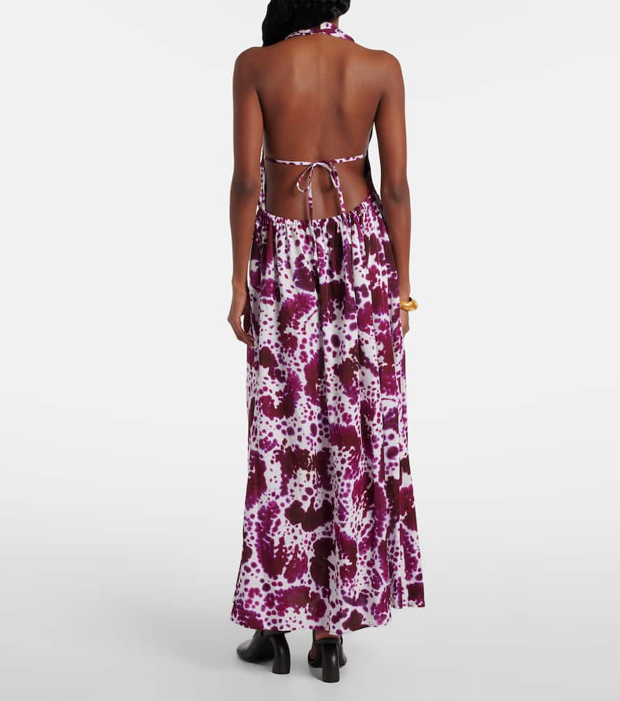 Printed maxi dress