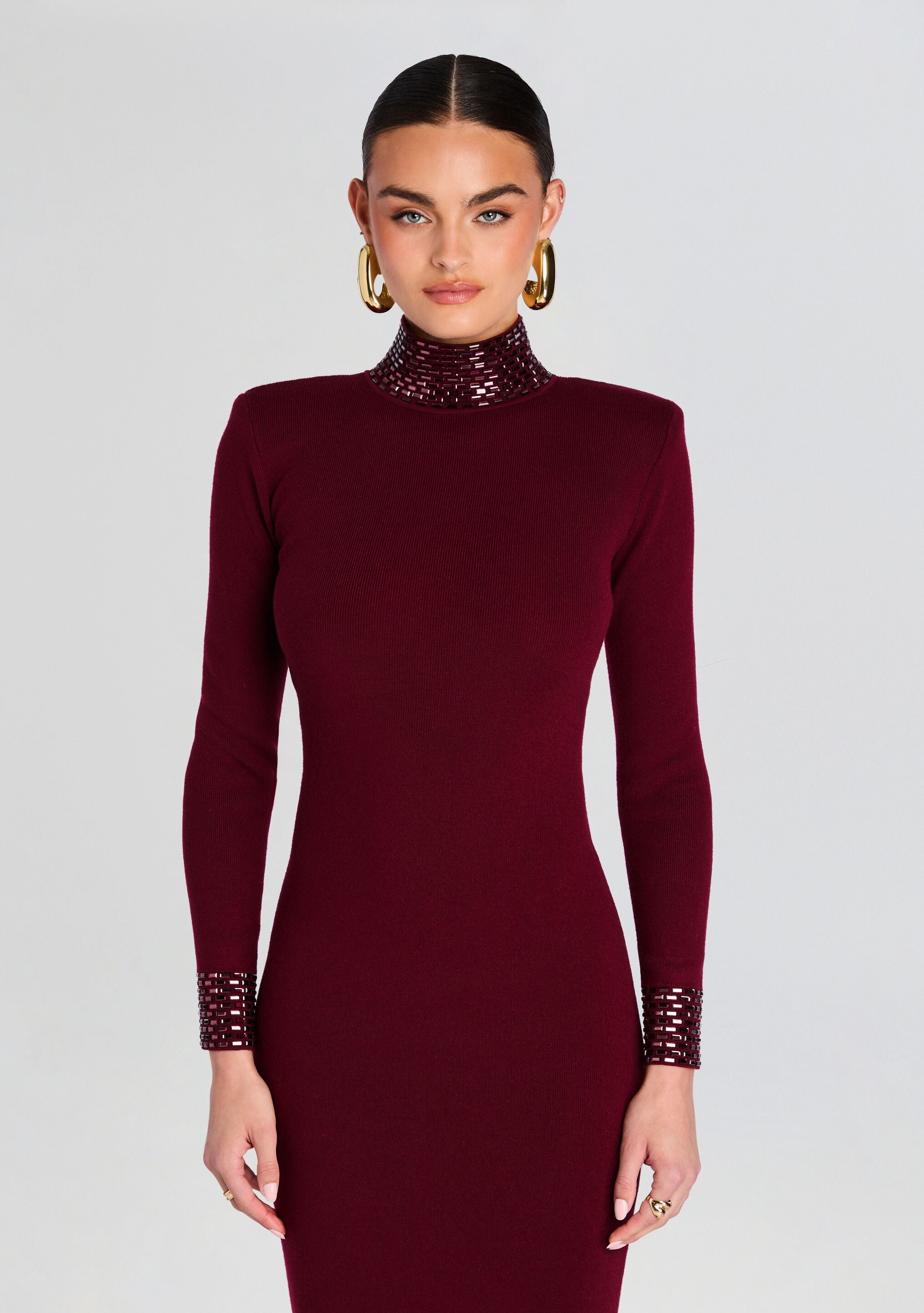 Monroe Embellished Knit Dress