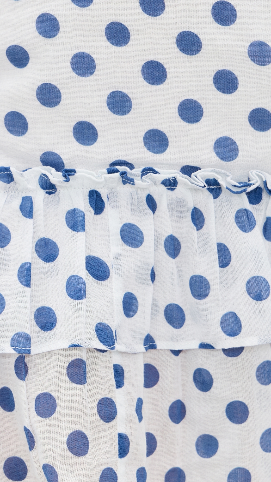 Cinch Back Mini Skirt Pacific Dot One Size