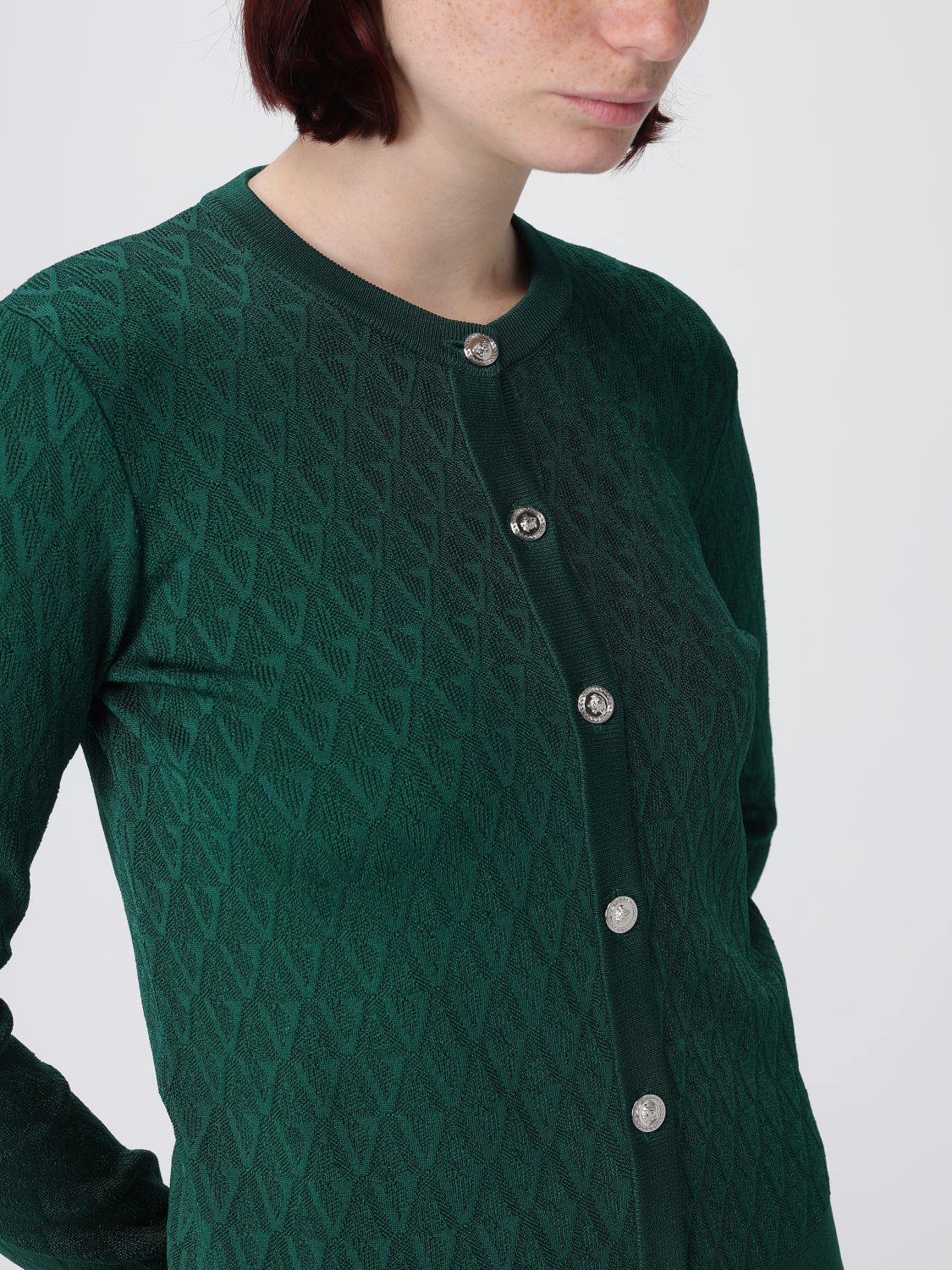 Cardigan Woman color Green
