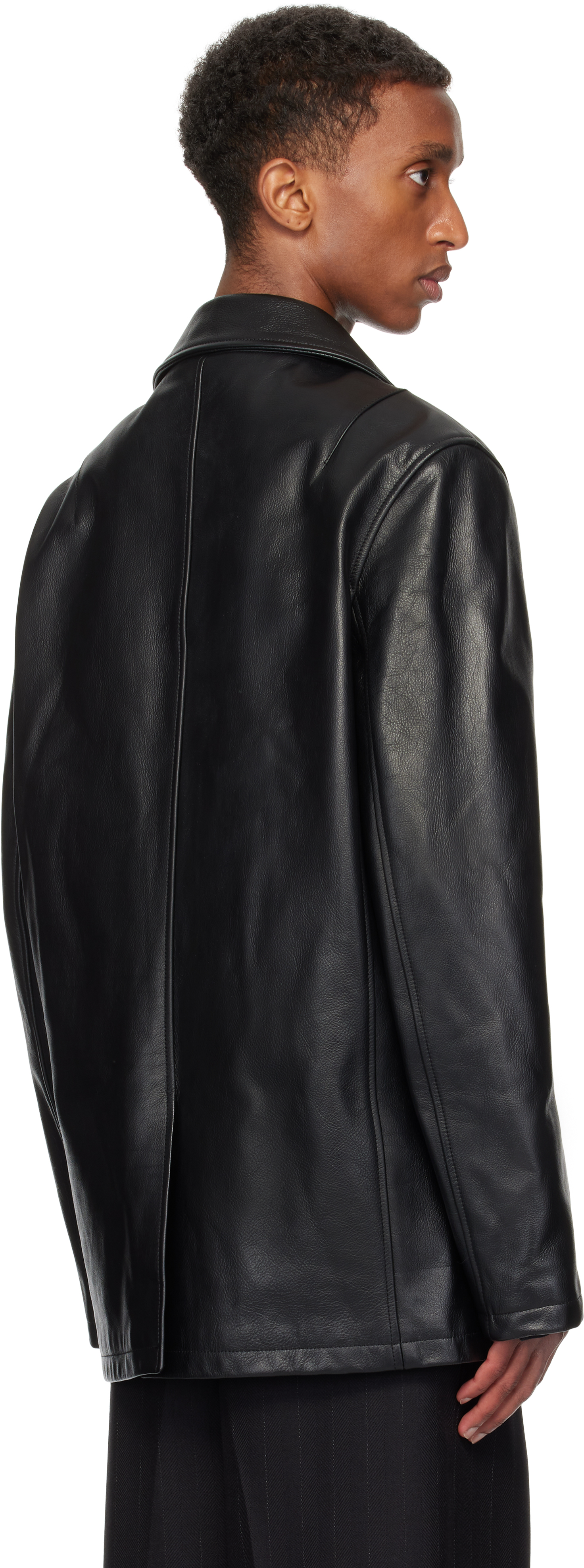 OUR LEGACY Black Alley Leather Jacket