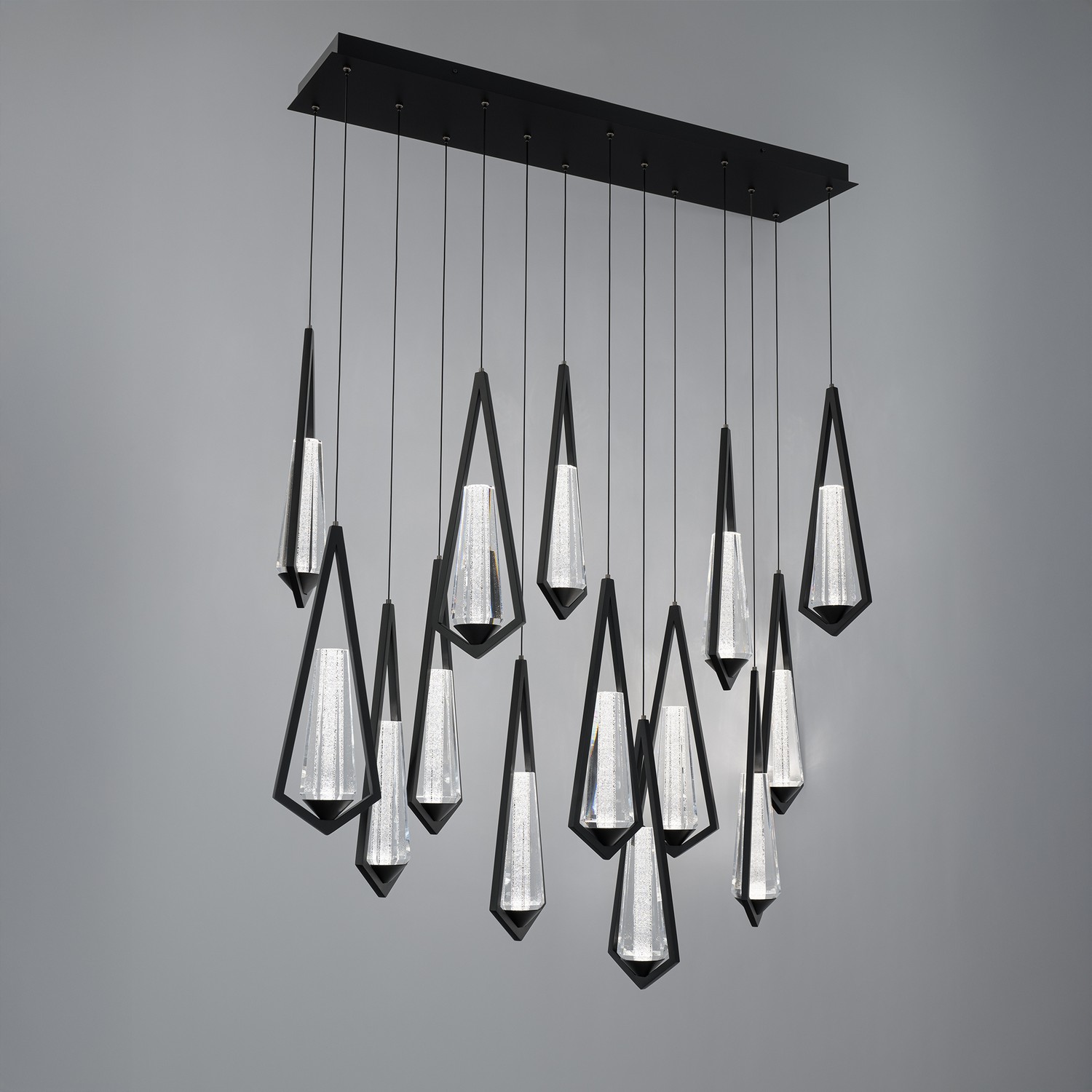 Black LED Pendant from the Devotion Collection