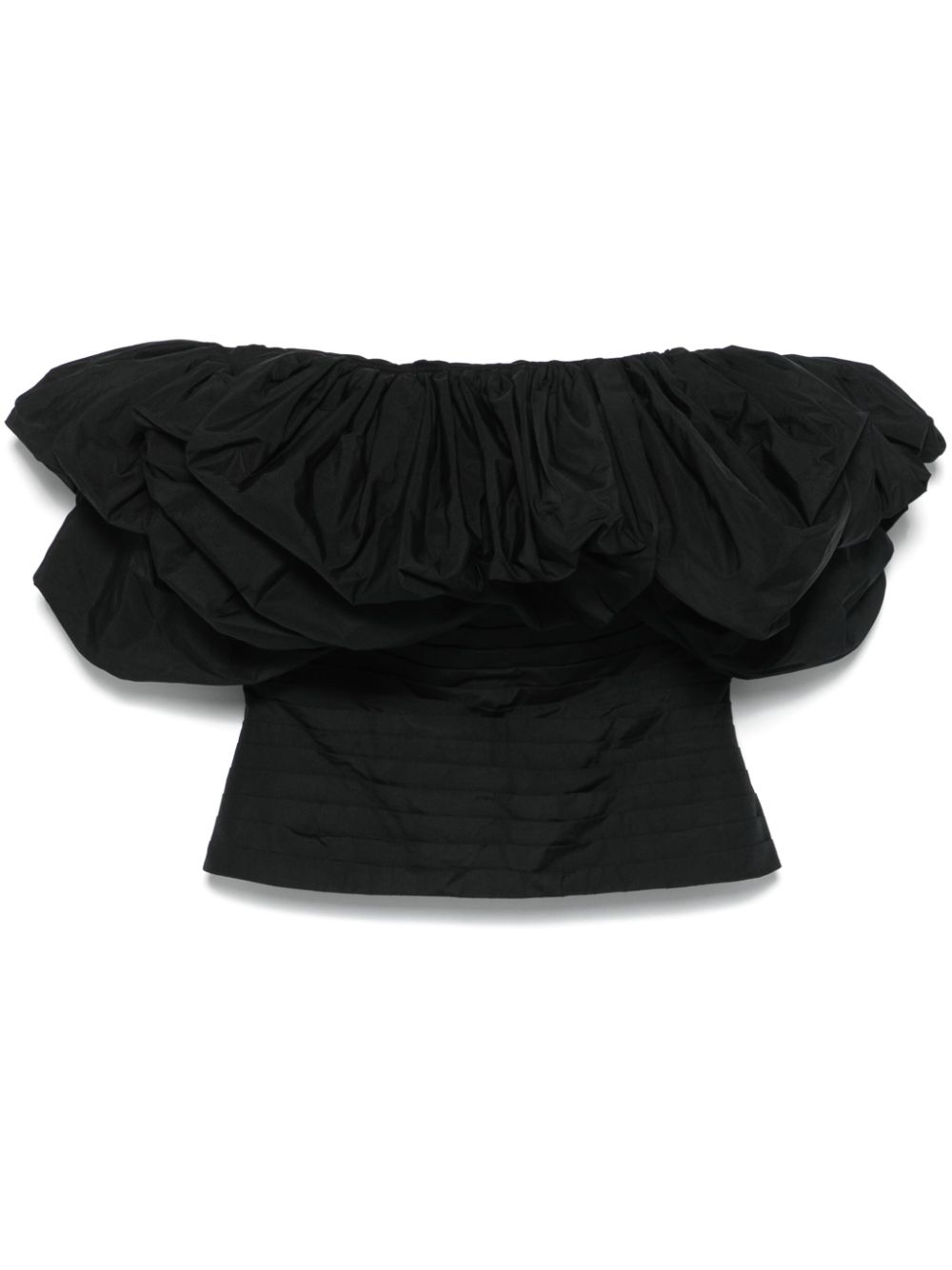 Taffeta blouse - Black