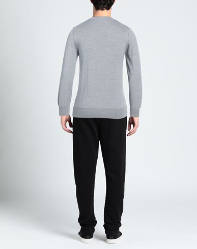 Man Sweater Grey Size XL Merino Wool