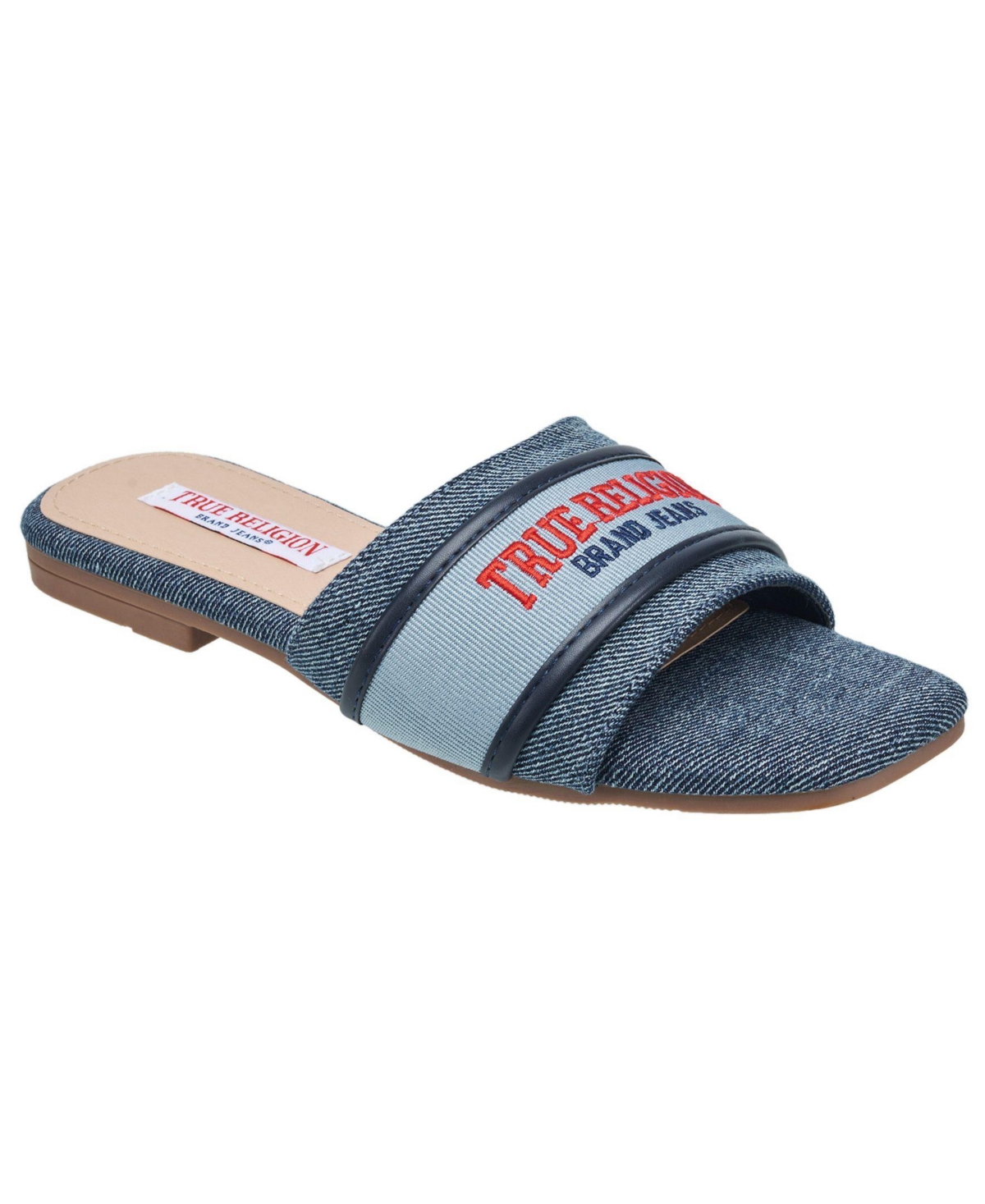 Women's Remy Logo Band Sandal - Denim