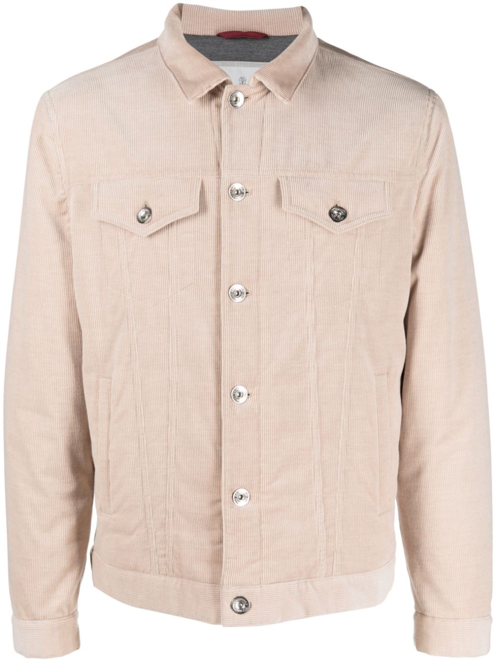 Corduroy shirt jacket - Neutrals