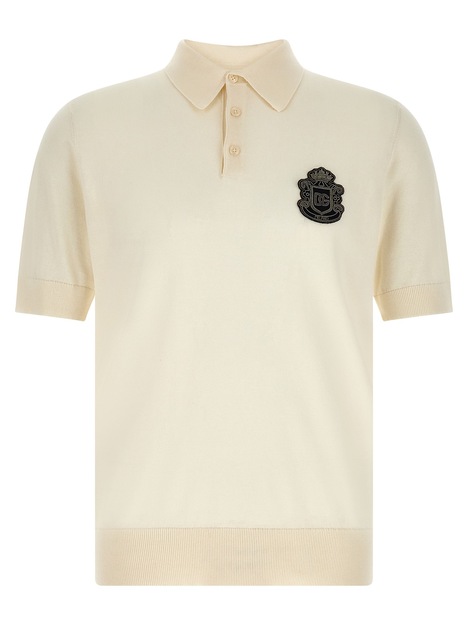 Logo-Embroidered Cotton Polo Shirt — White