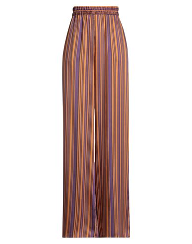Woman Pants Orange Size 6 Polyester
