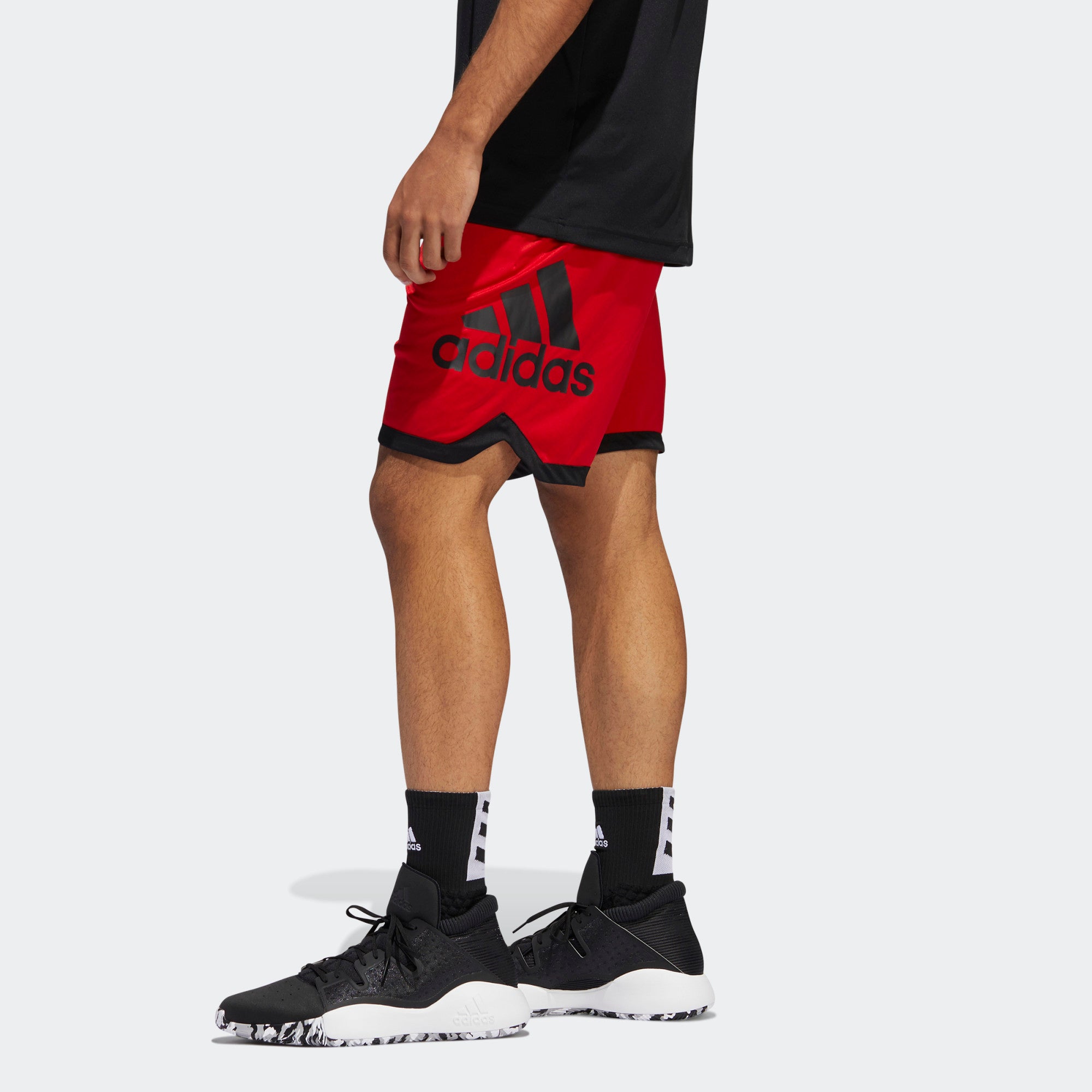 Running Training Sports Basketball Shorts Red