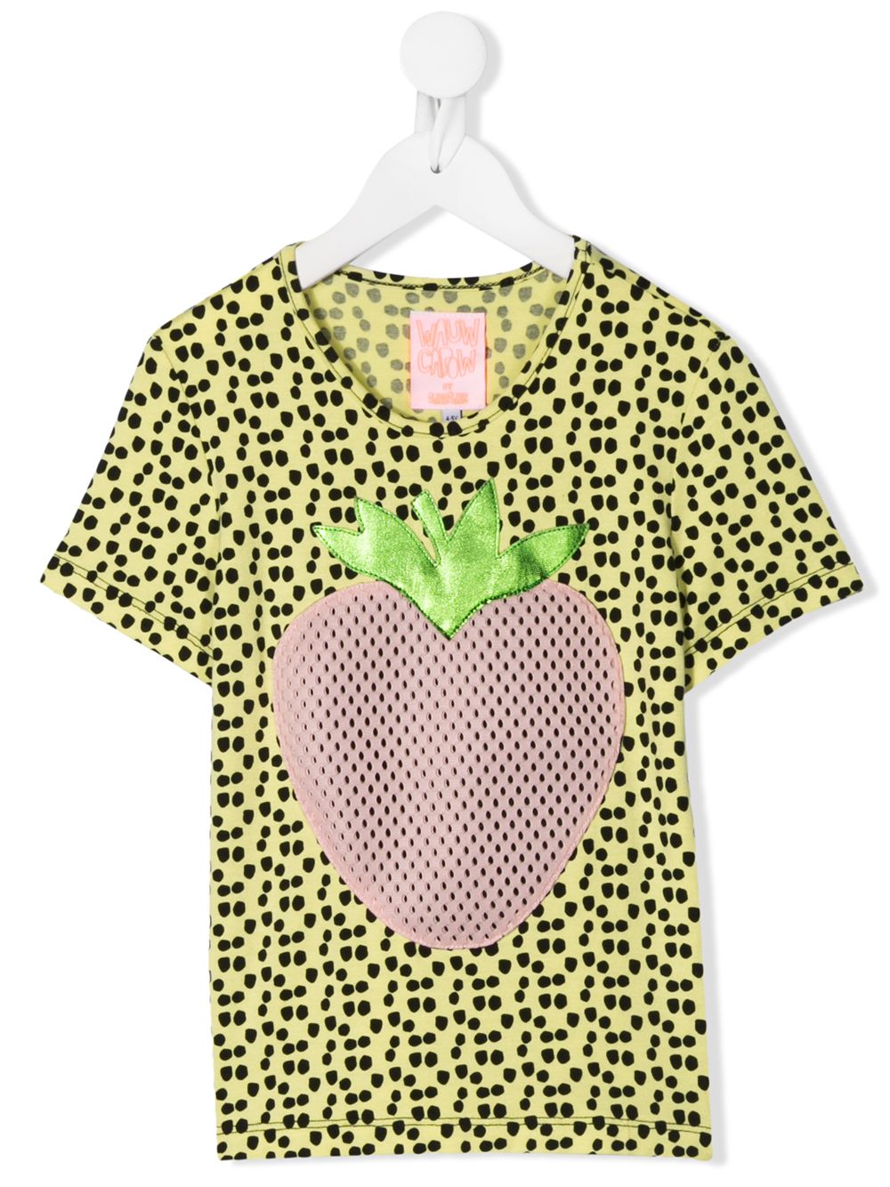 Johanna polka-dot print T-shirt - Yellow