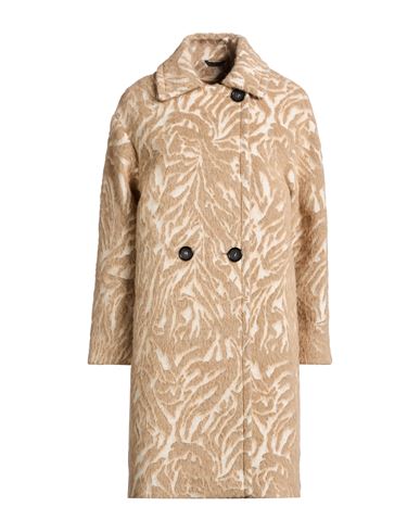 Woman Coat Ivory Size 10 Cotton, Virgin Wool, Polyester, Alpaca wool, Polyamide