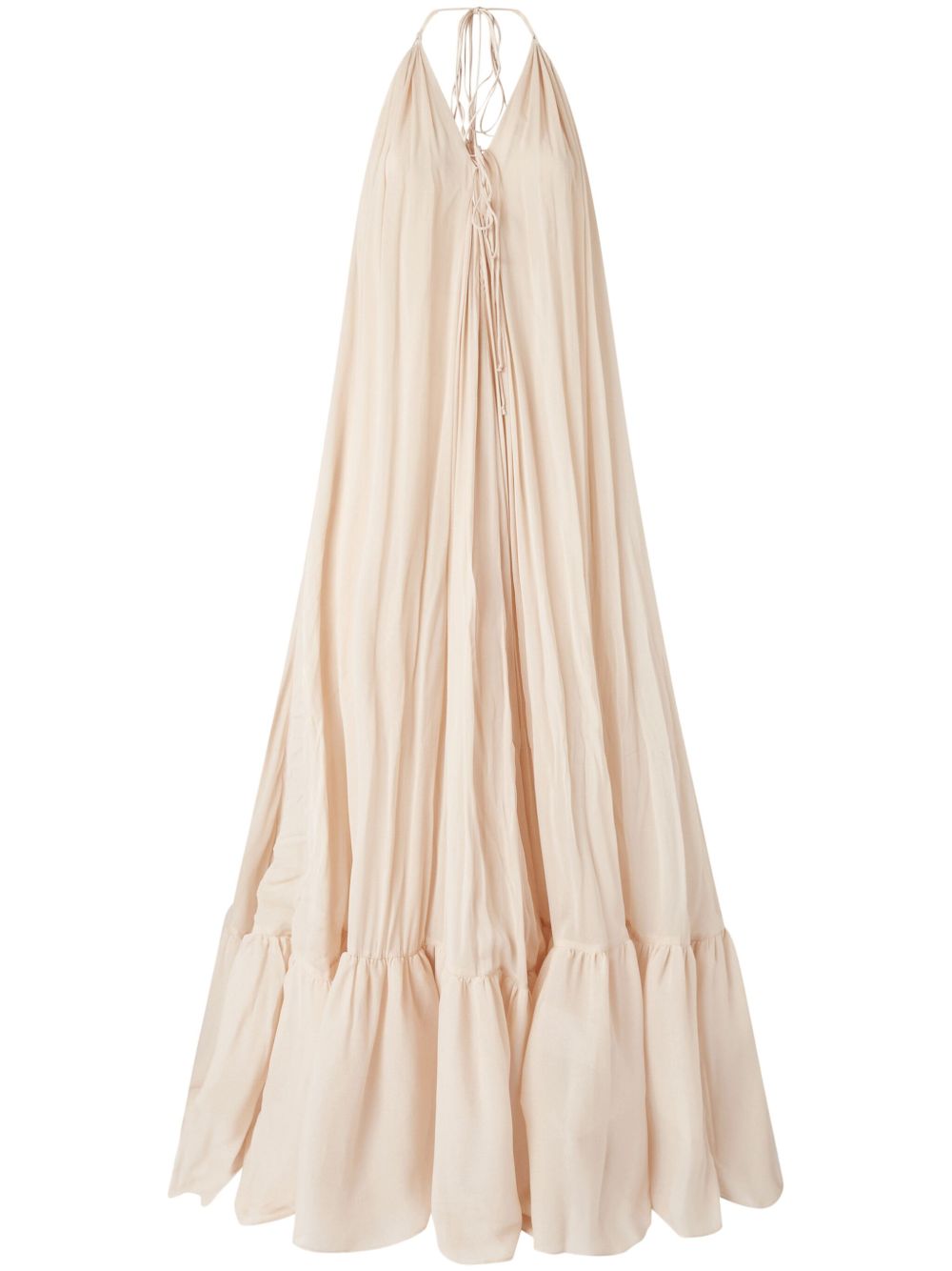 PINKO pleated maxi dress - Neutrals