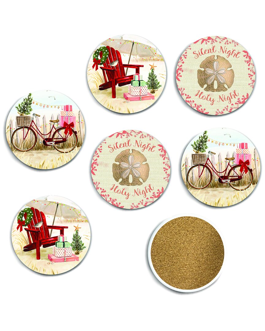 6pc Ceramic Coaster Set