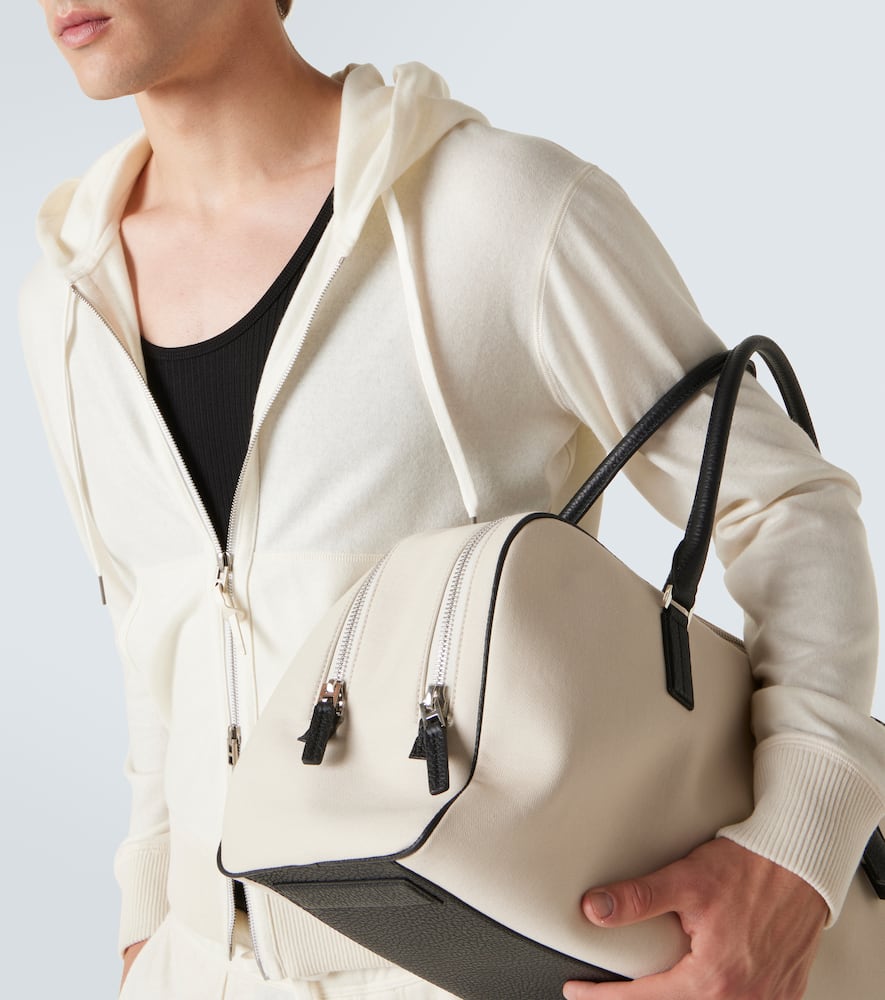 Cashmere zip-up hoodie