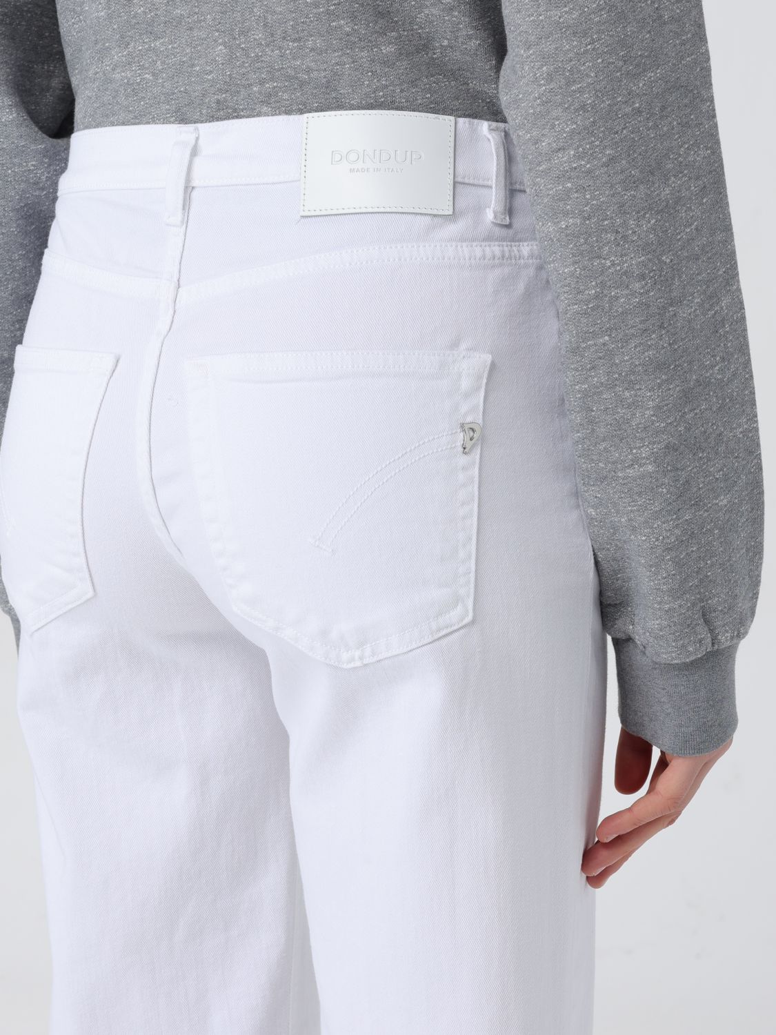 Jeans Woman color White