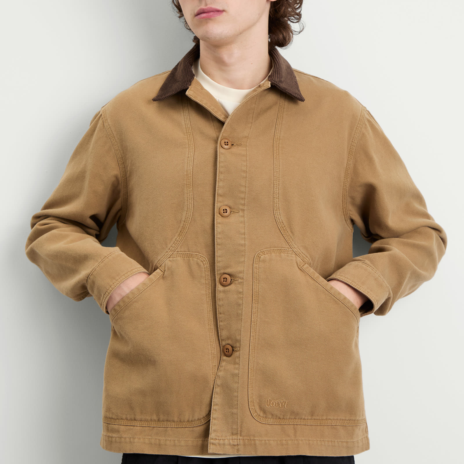 Men's Berry Canvas Jacket Burnt Khaki