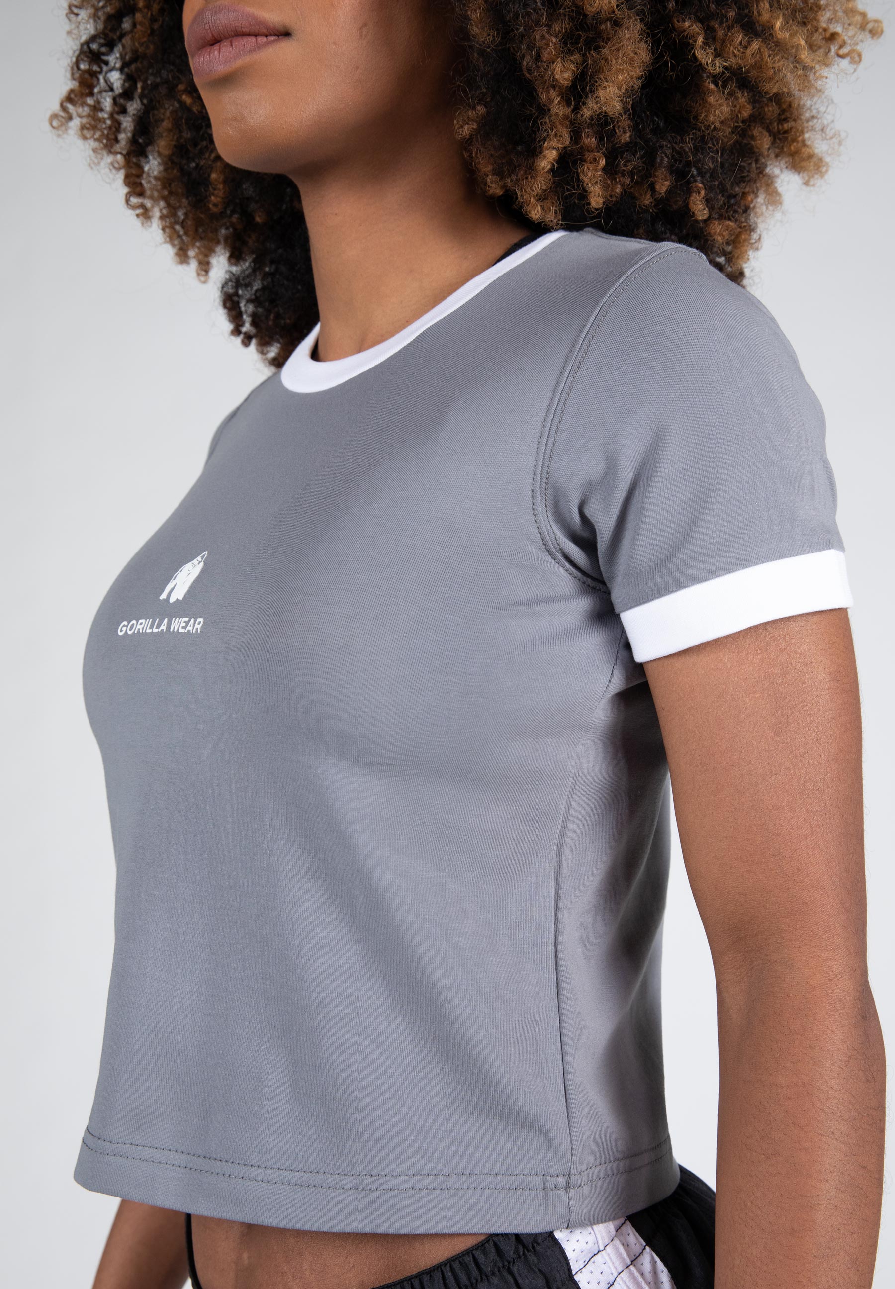 New Orleans Cropped T-shirt - Gray