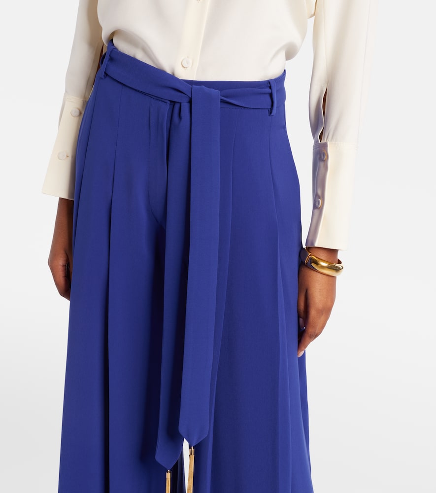Valico pleated wide-leg pants