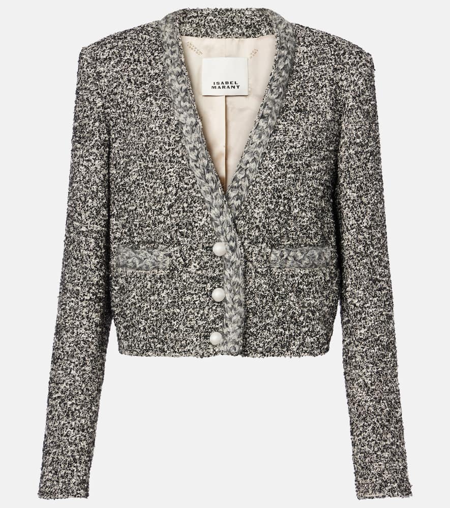 Gwendoline cropped tweed blazer