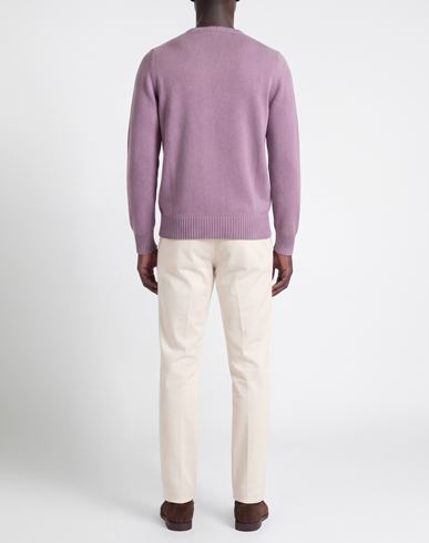 Man Sweater Lilac Size 38 Cashmere
