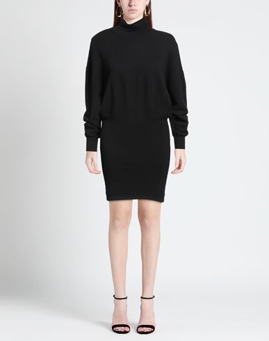 Woman Mini dress Black Size L Cashmere