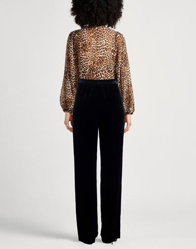 Woman Pants Black Size 10 Viscose, Silk