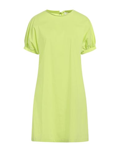 Liviana Conti Woman Mini dress Light green Size 2 Cotton, Polyamide, Elastane