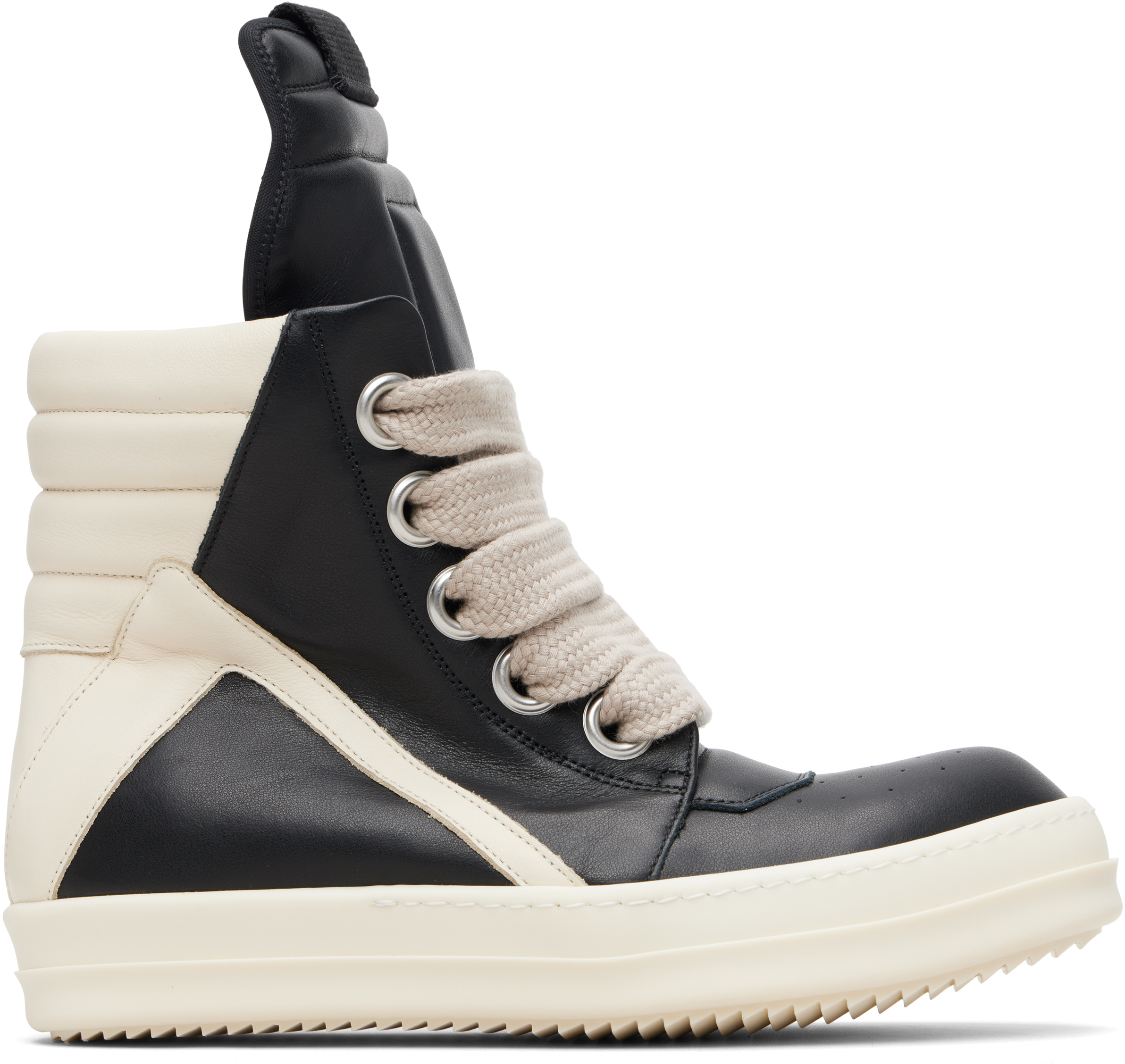 Black Temple Jumbolace Geobasket Sneakers