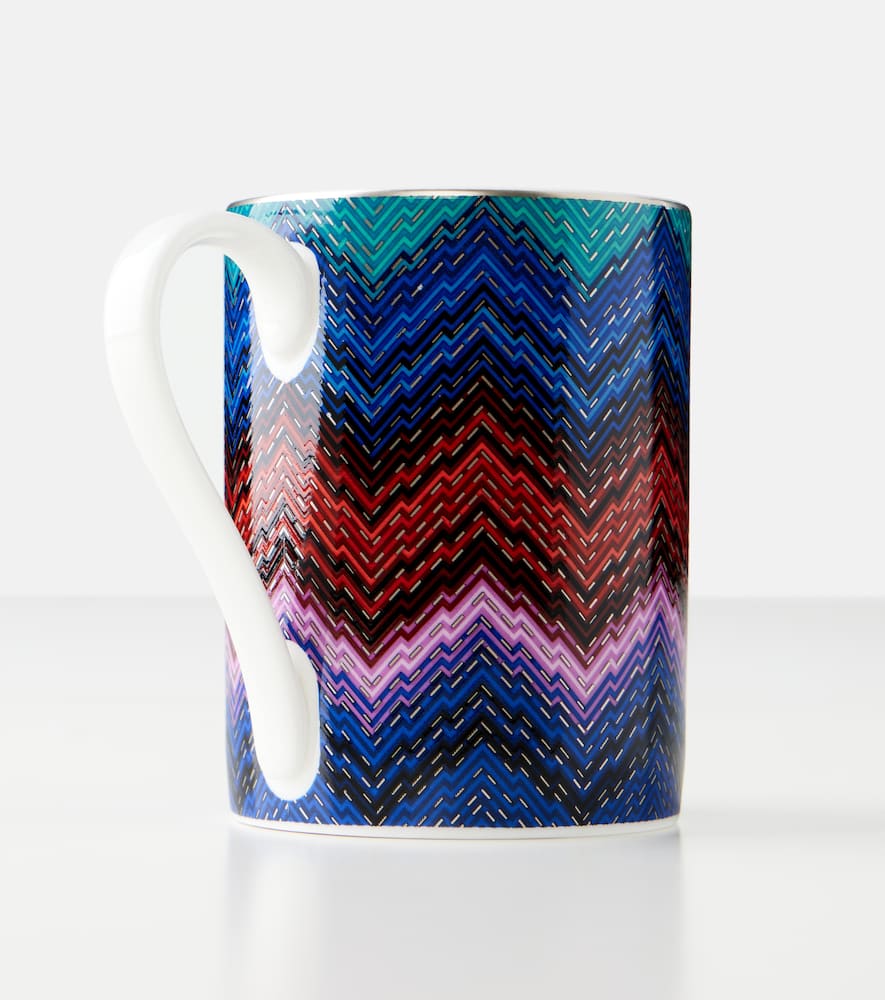 Starlight Zigzag porcelain mug