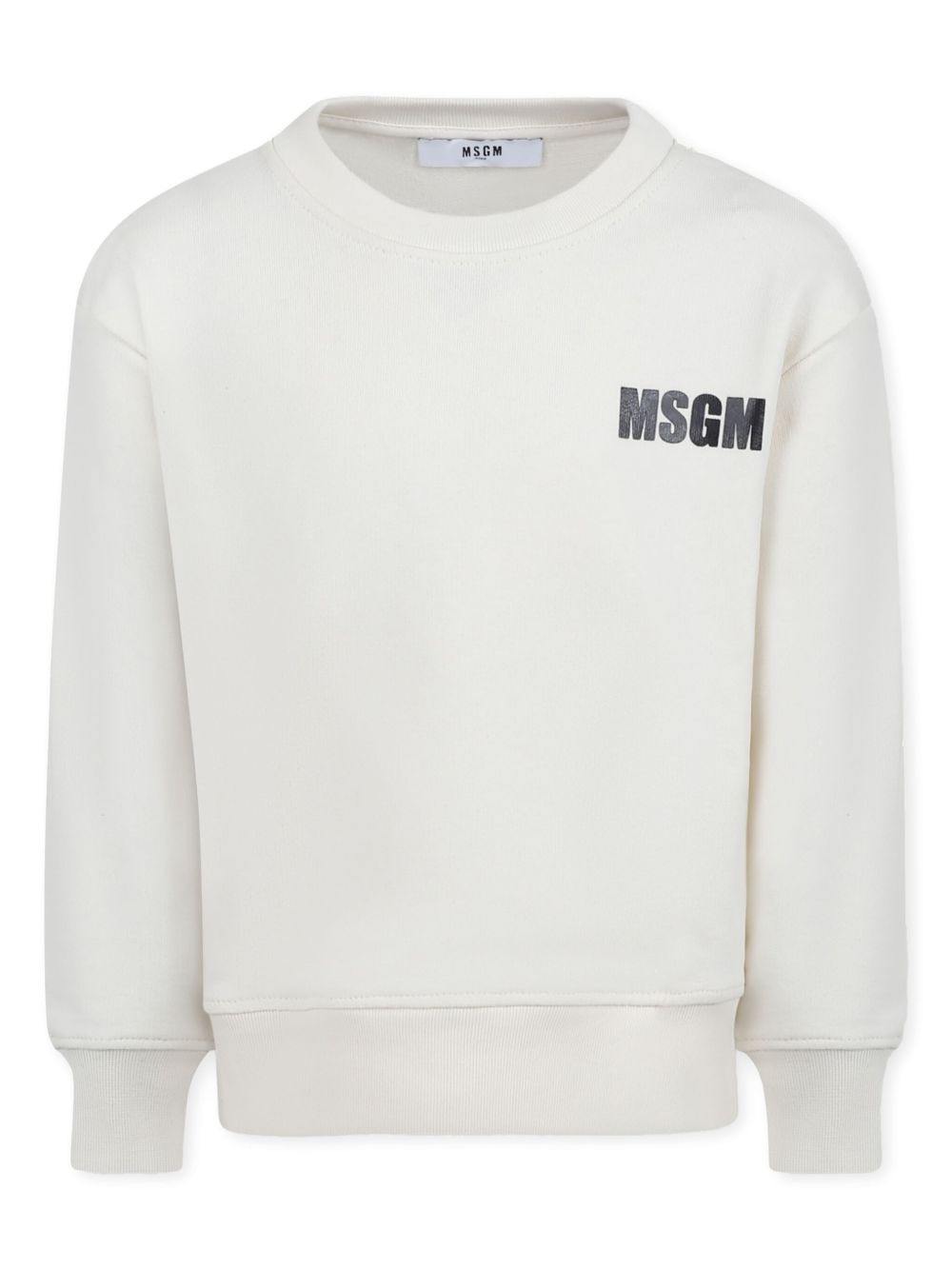 Logo-print cotton sweatshirt - White