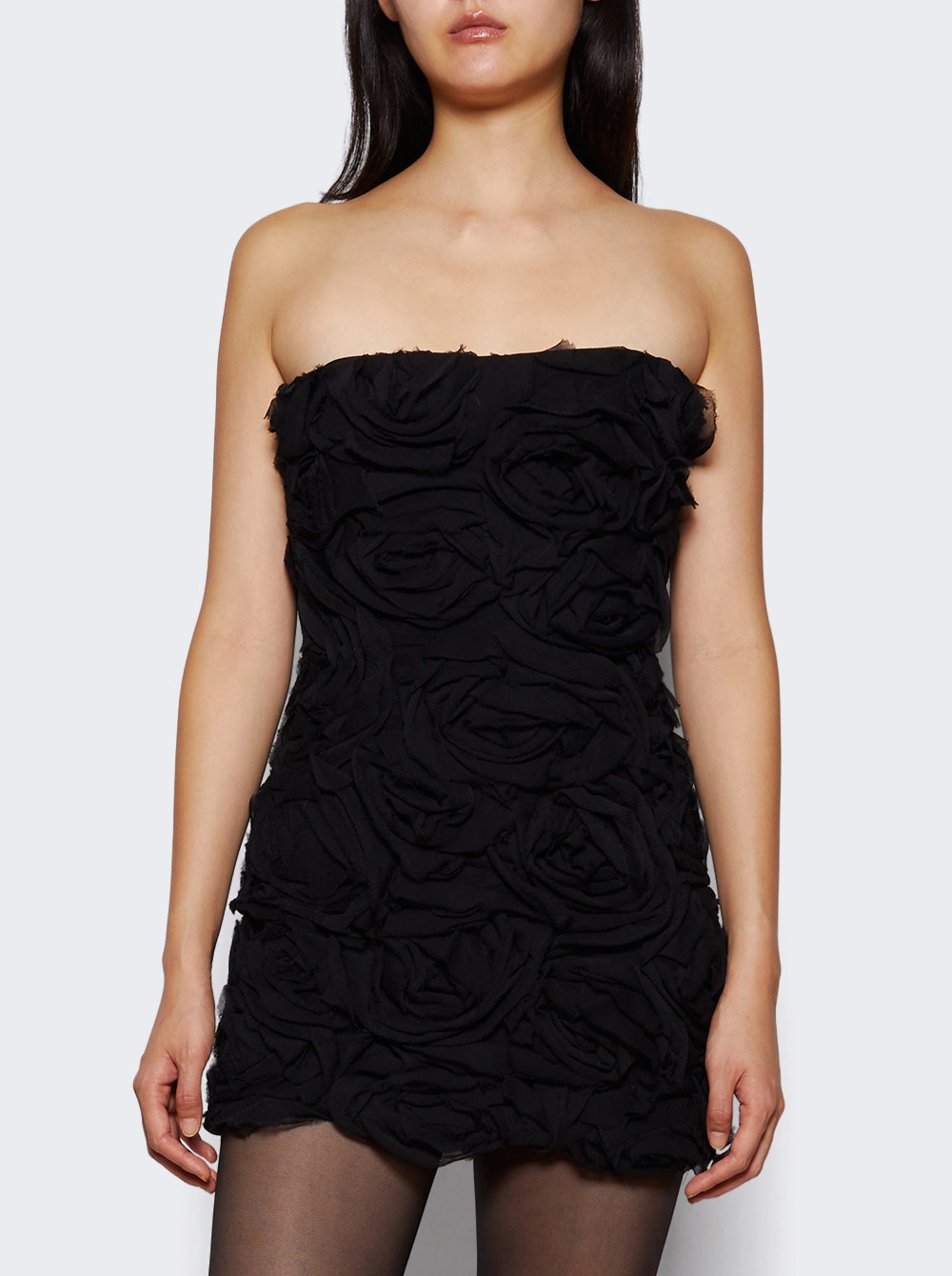 Mini Rose Dress Black
