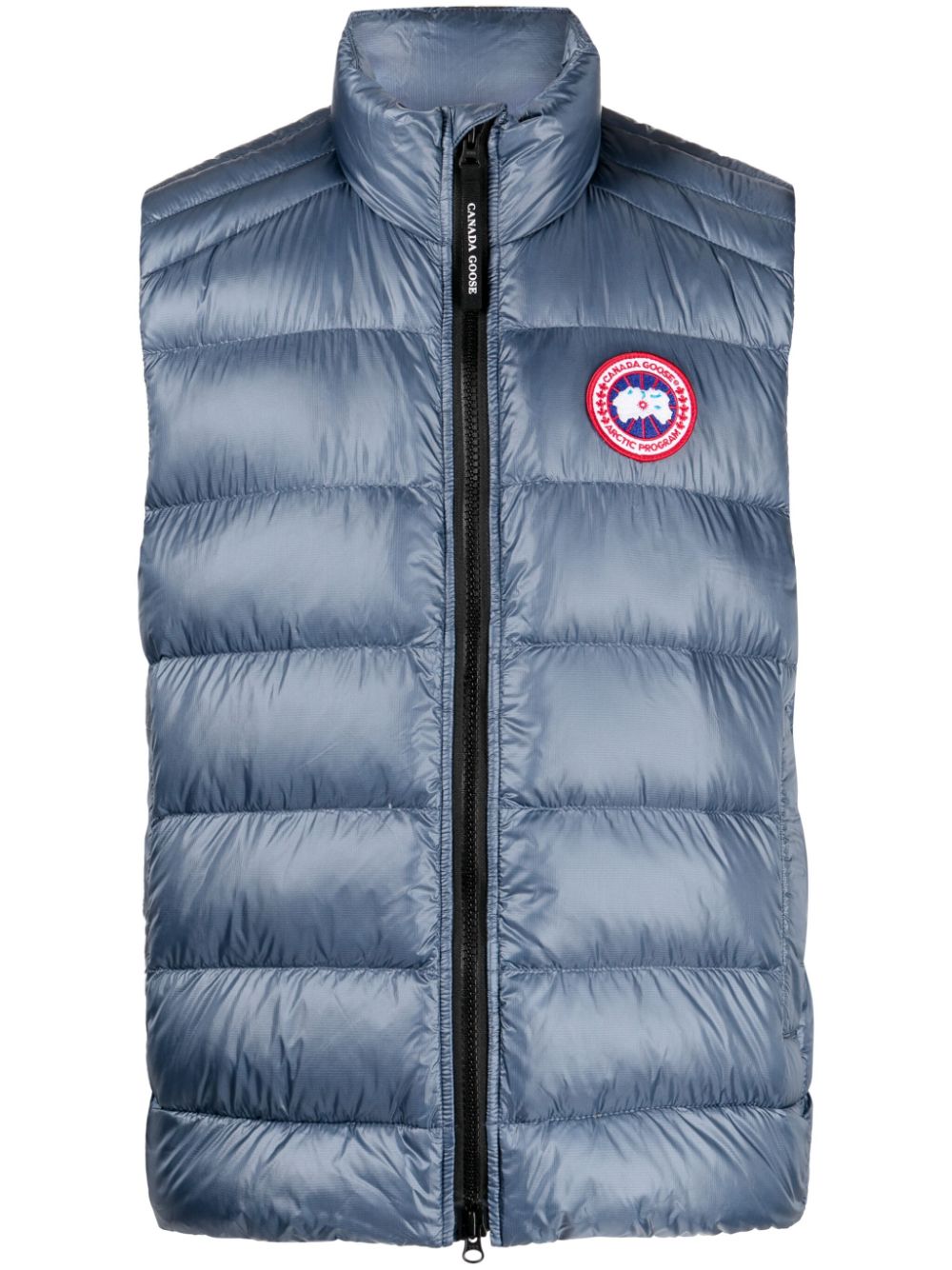 Crofton logo-appliqué gilet - Blue