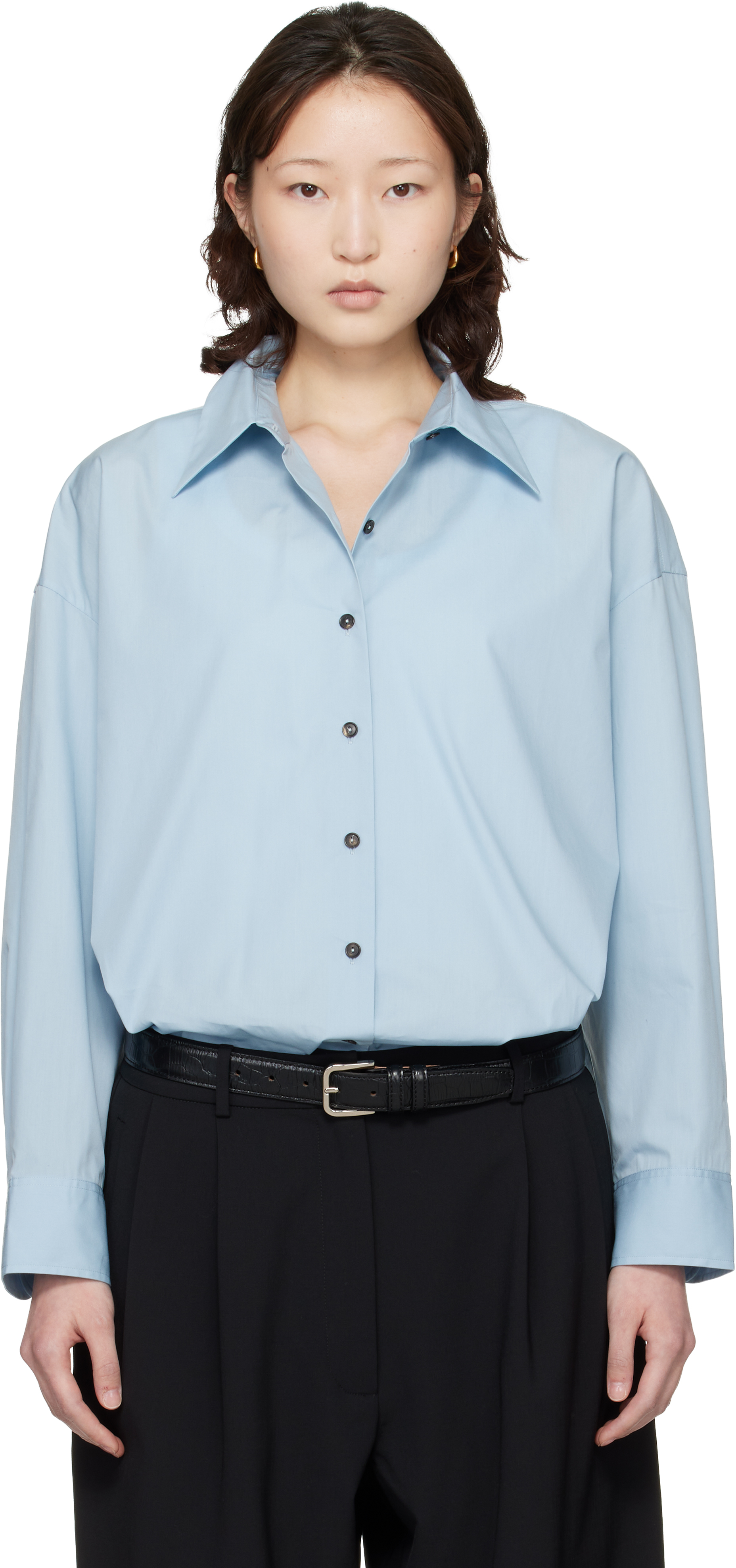 Blue Oversized Shirt