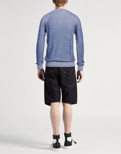 Man Sweater Navy Size 44 Cotton