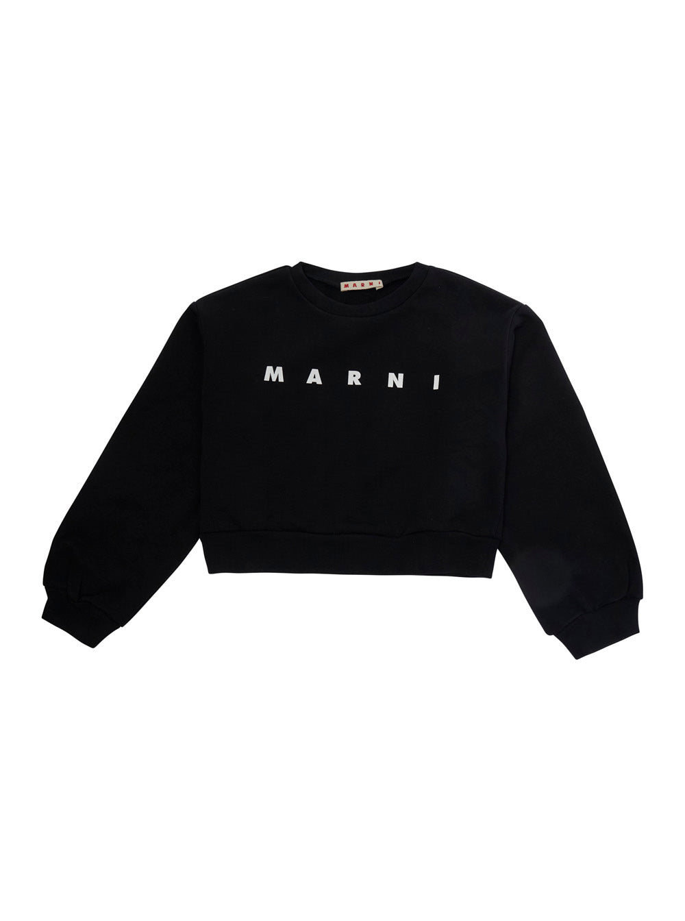 Logo-Embroidered Cotton Sweatshirt — Black