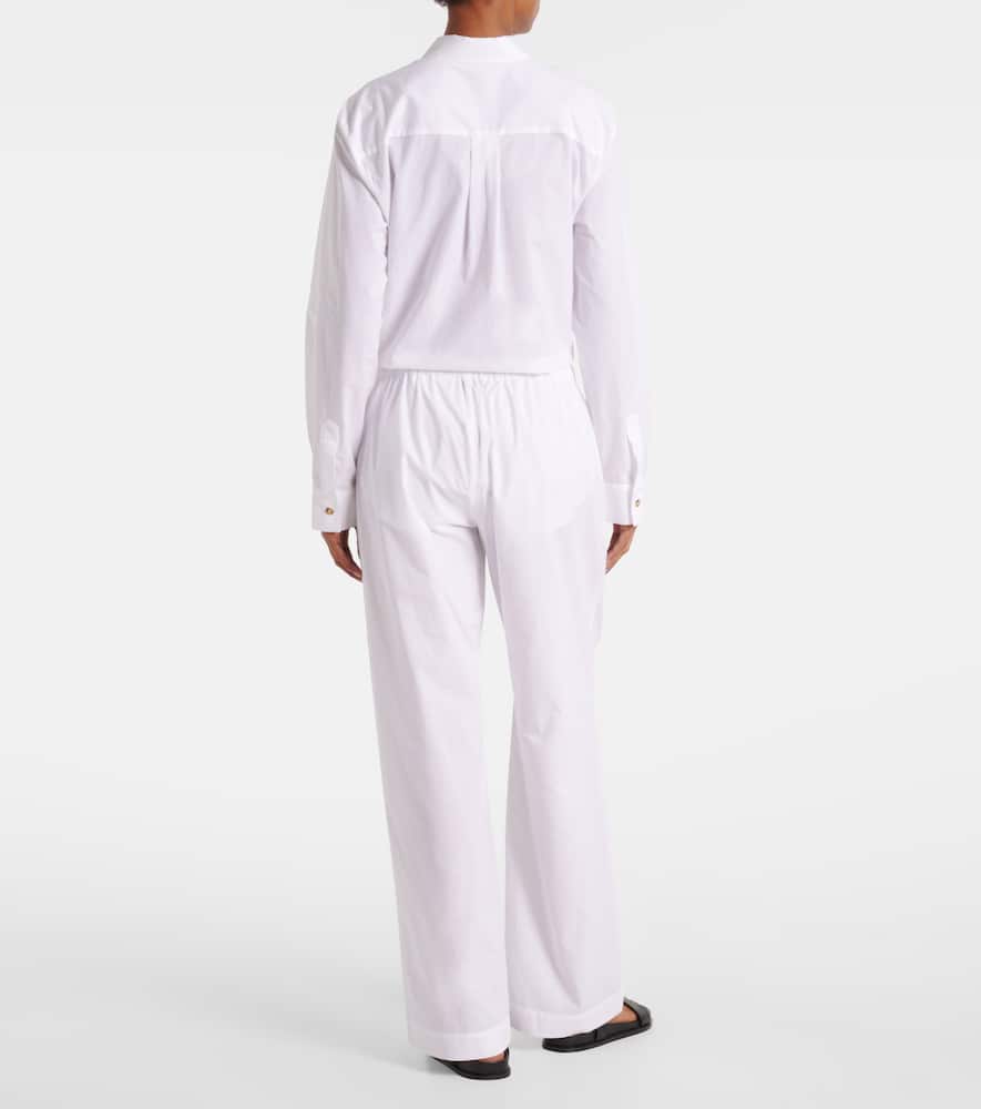 Rosa cotton straight pants
