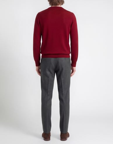 Man Sweater Burgundy Size 38 Wool