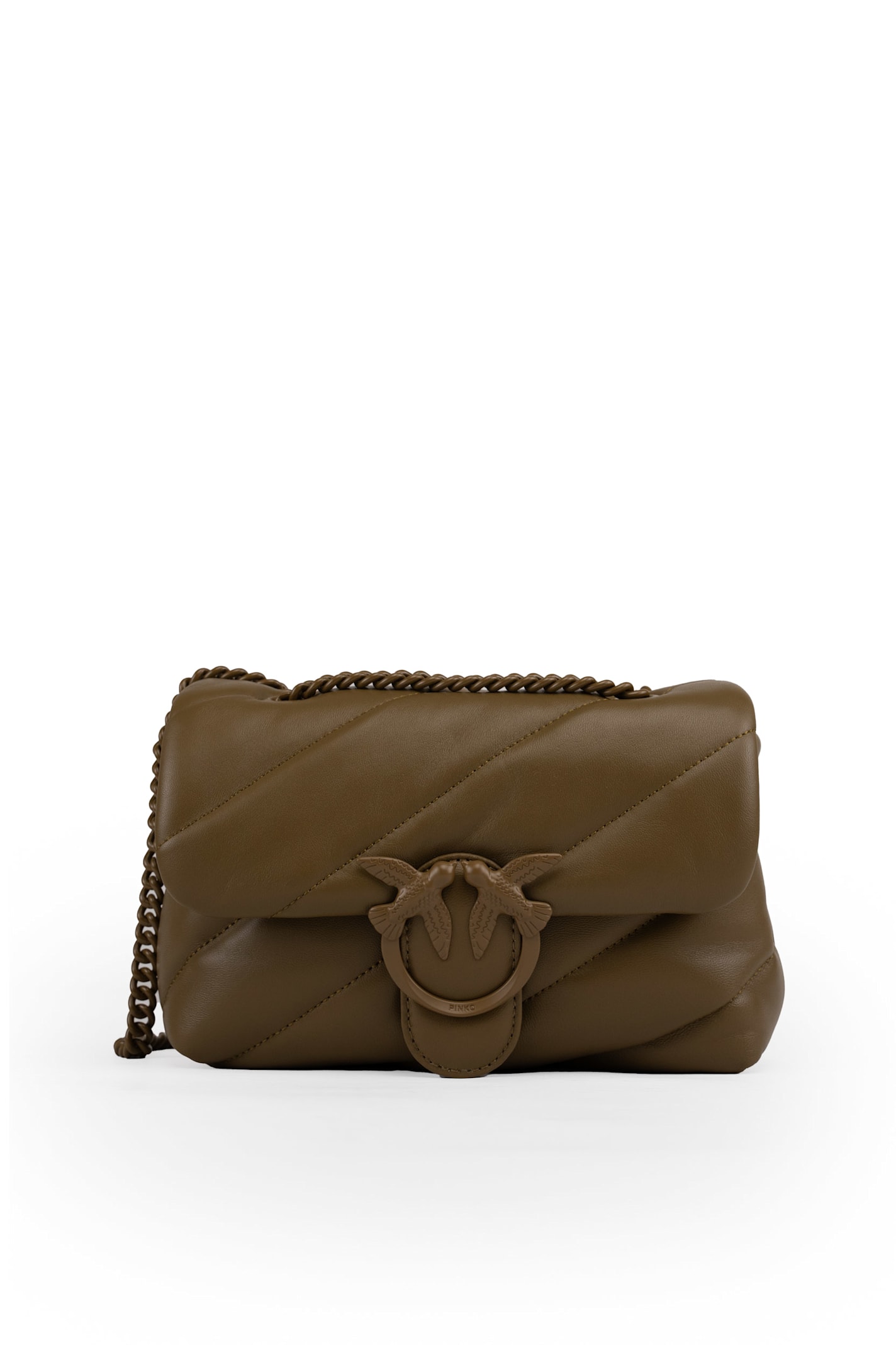 핀코 여성 Mini Love Puff Bag In Color Block Nappa 100039 A1JO V68B