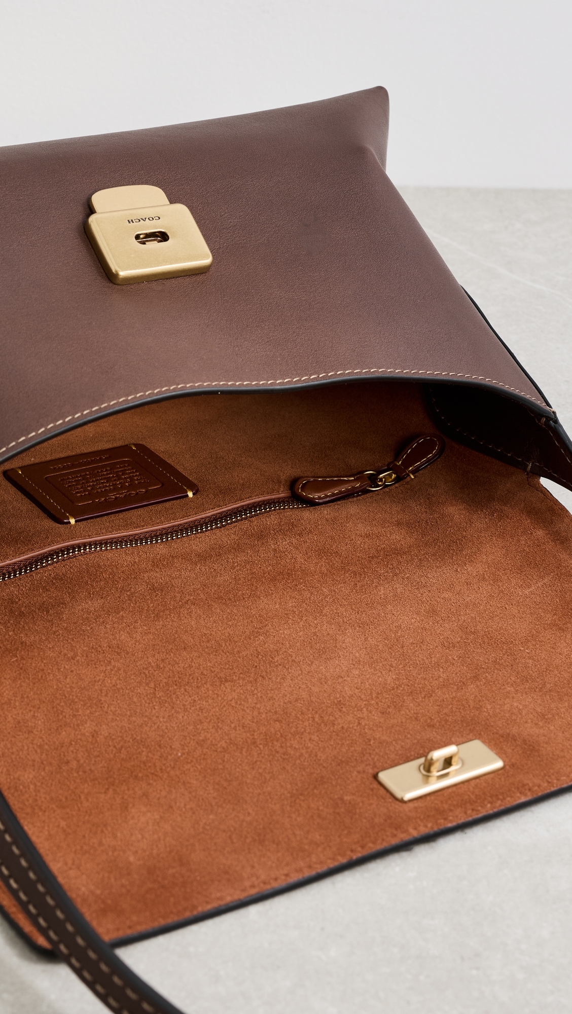 Natural Grain Leather Chelsea Shoulder Bag B4/Maple One Size