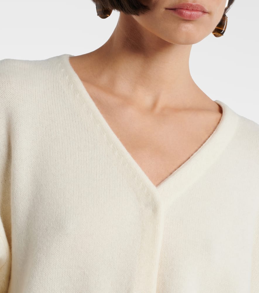 Belted wool cardigan